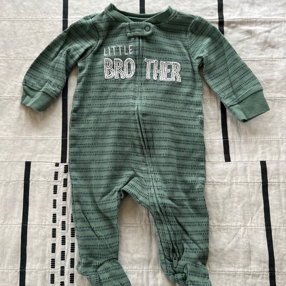 Green Kids One Piece - Little Brother